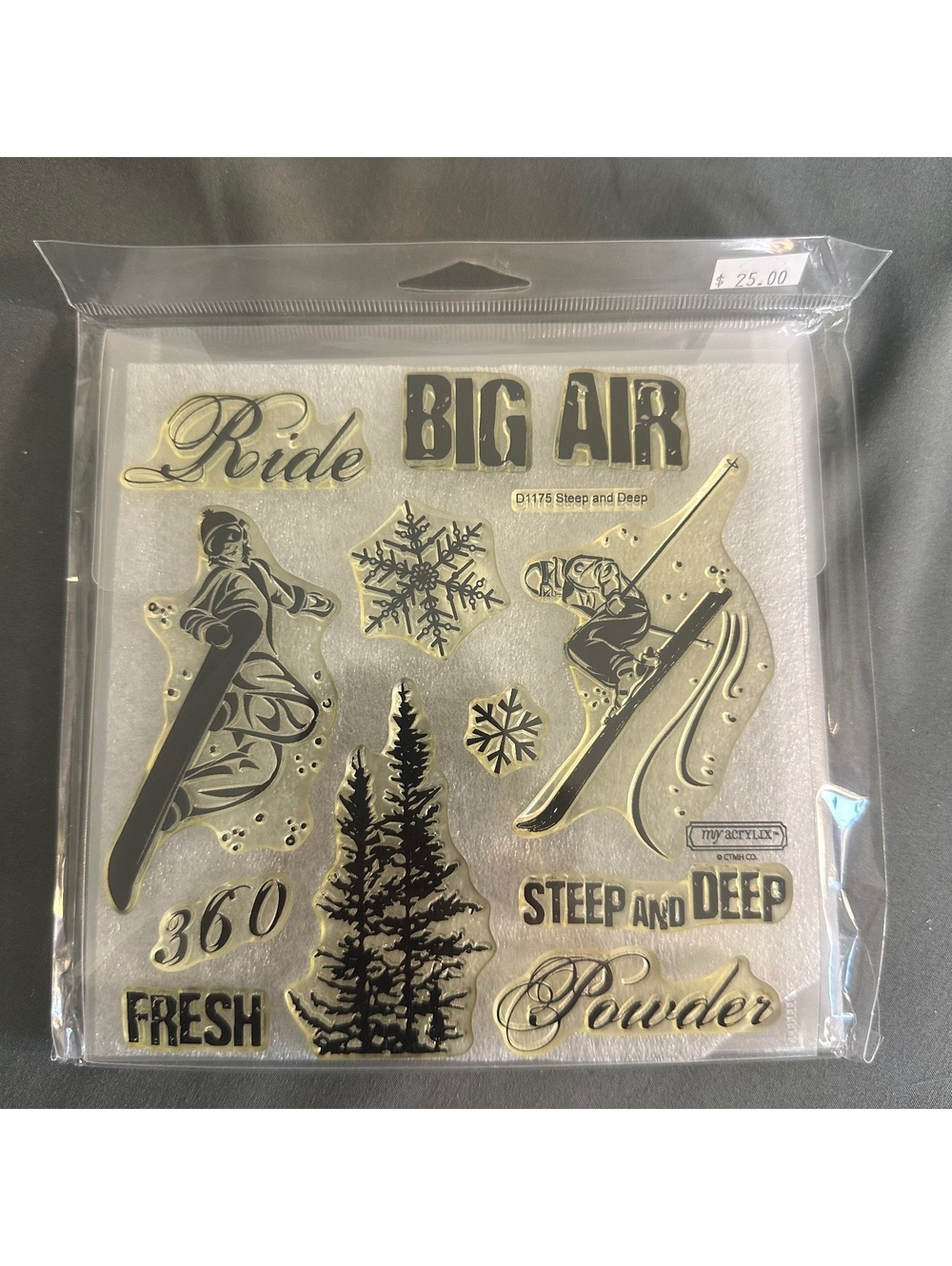 Close To My Heart D1175 Steep and Deep Acrylic Stamp Set
